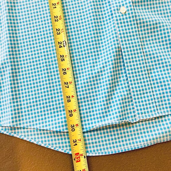 Jos. A. Bank Men's Executive Collection Button Down Plaid Teal Shirt Size L NWOT - Picture 11 of 11